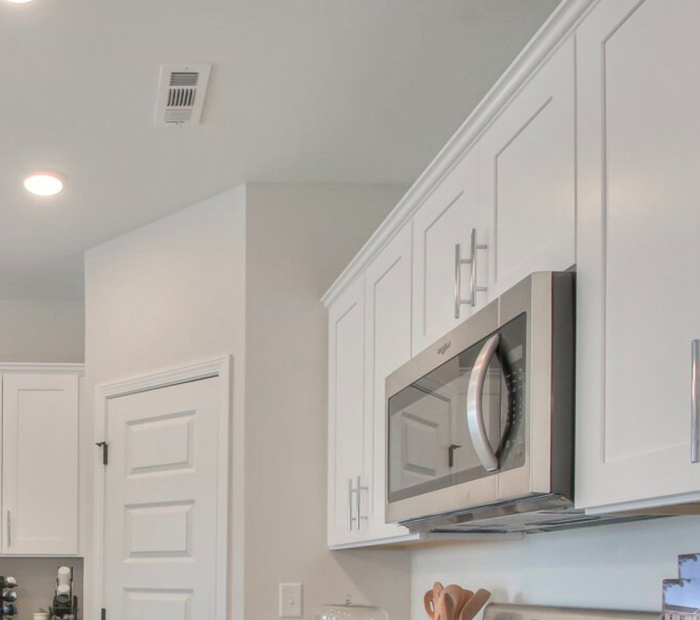 Installing White Kitchen Wall Cabinets